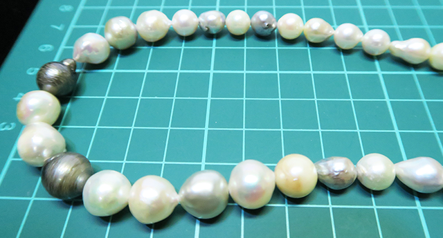 ル.ミァウのアクセサリー貴婦人の真珠ネックレス、ハンドメイド　マルチ-<strong>1</strong>サイズ2