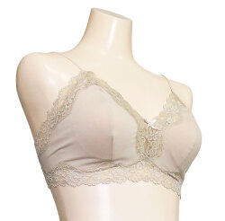 新アピスベアー天　ノンワイヤーブラ・ソフトブラ  ＃０816.L 「[le miaou]キャッツ」ベージュ