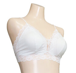 新アピスベアー天　ノンワイヤーブラ・ソフトブラ  ＃０816.L 「[le miaou]キャッツ」オフホワイト、