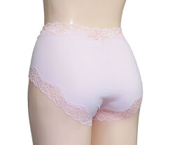 　新アピスベアー天　ショーツ ＃５816 .L「[le miaou]キャッツ」ピンク、バックスタイル