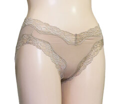 　新アピスベアー天　ショーツ ＃５816 M.「[le miaou]キャッツ」ベージュ、